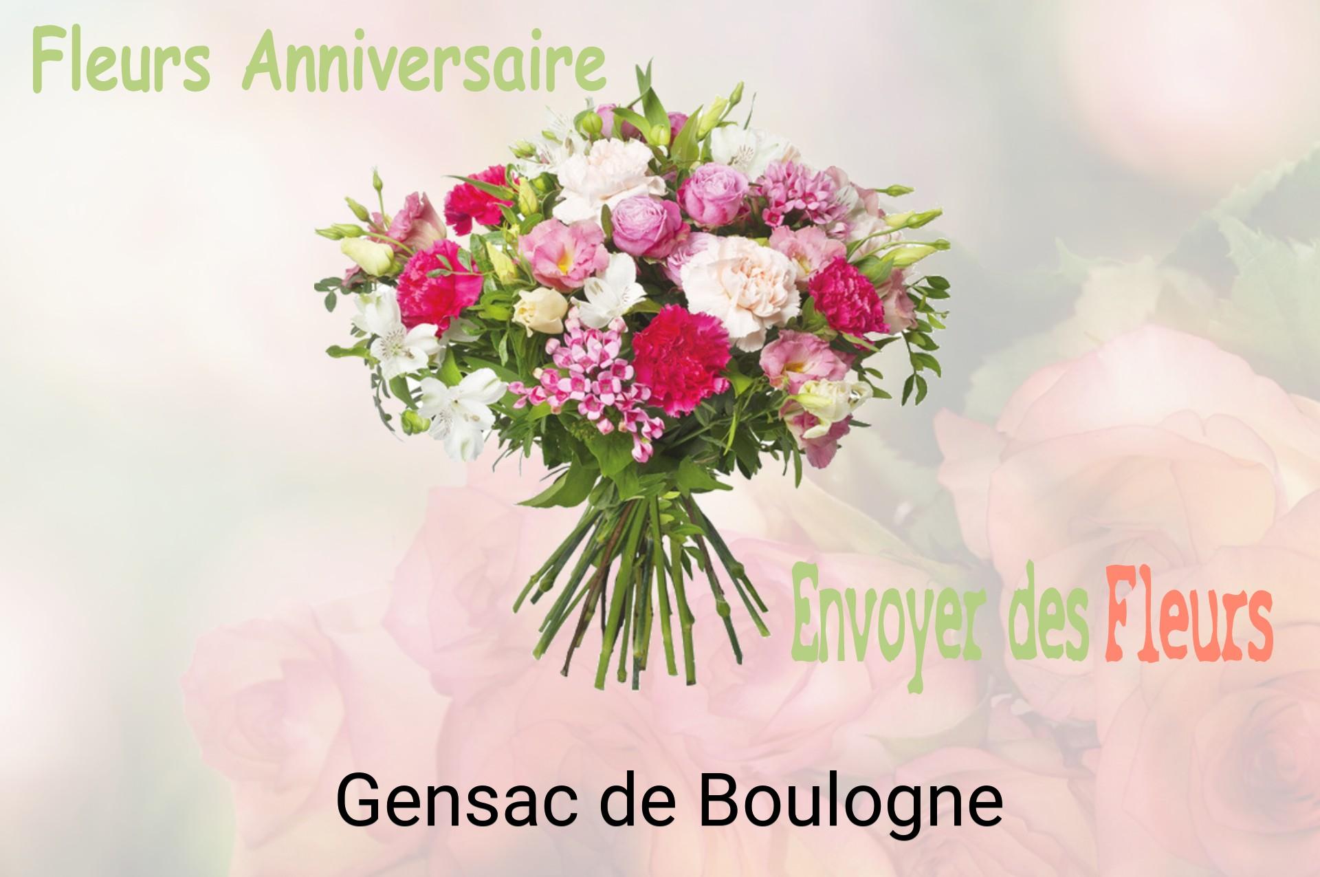 Bouquet de fleurs d’anniversaire livré à Gensac-de-Boulogne