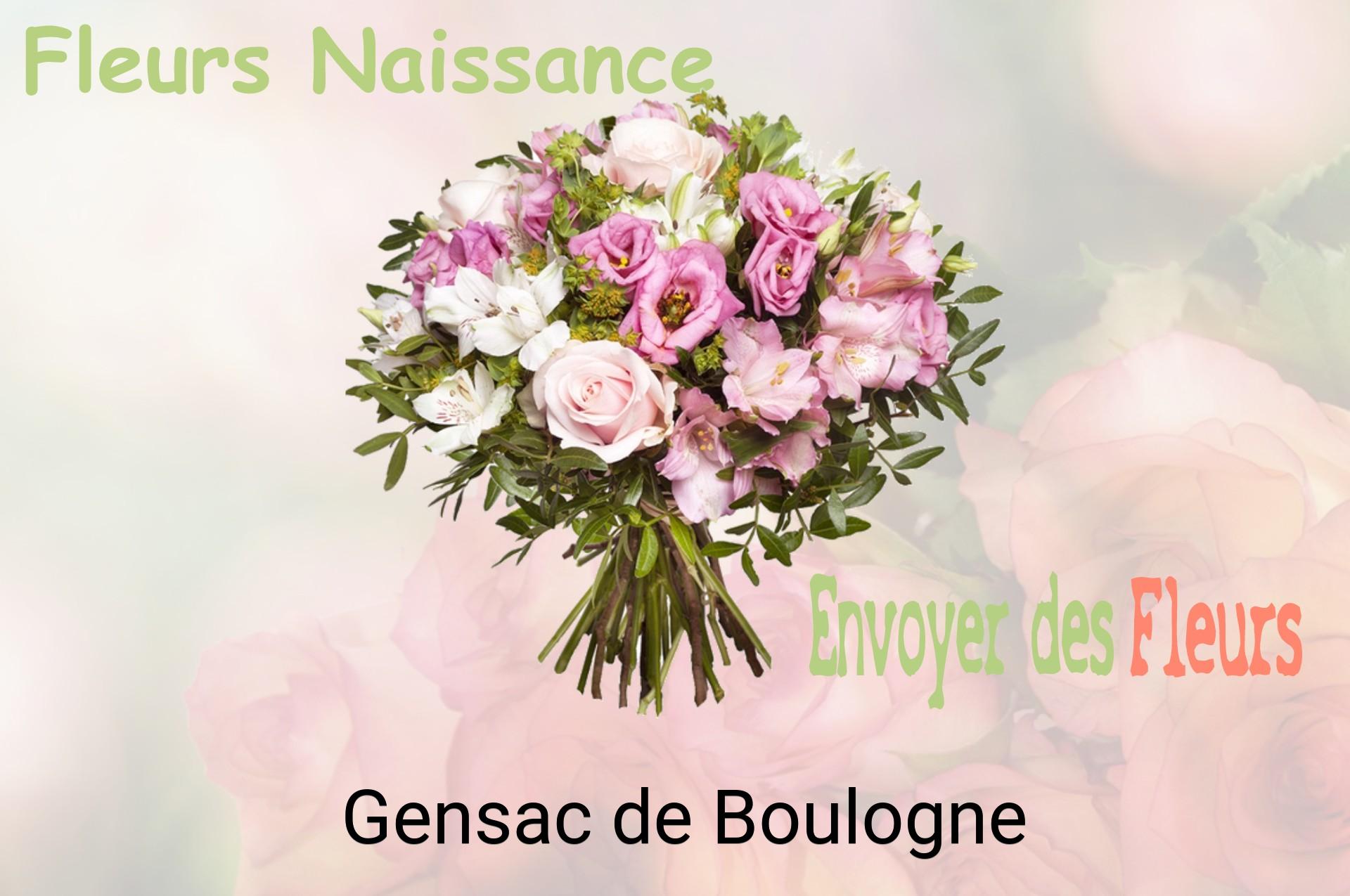 Bouquet de fleurs de naissance livré à Gensac-de-Boulogne