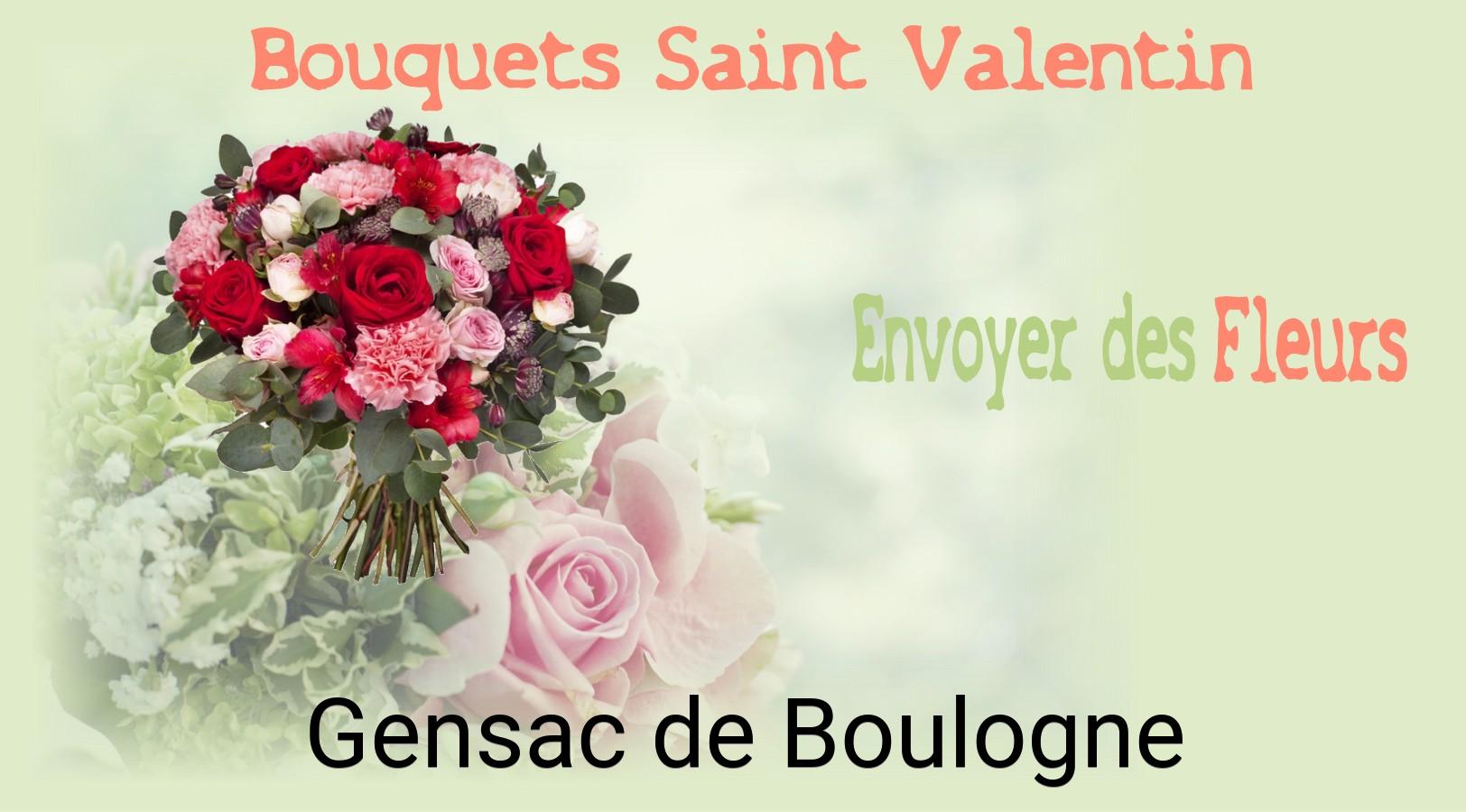 Roses de Saint-Valentin livrées à Gensac-de-Boulogne